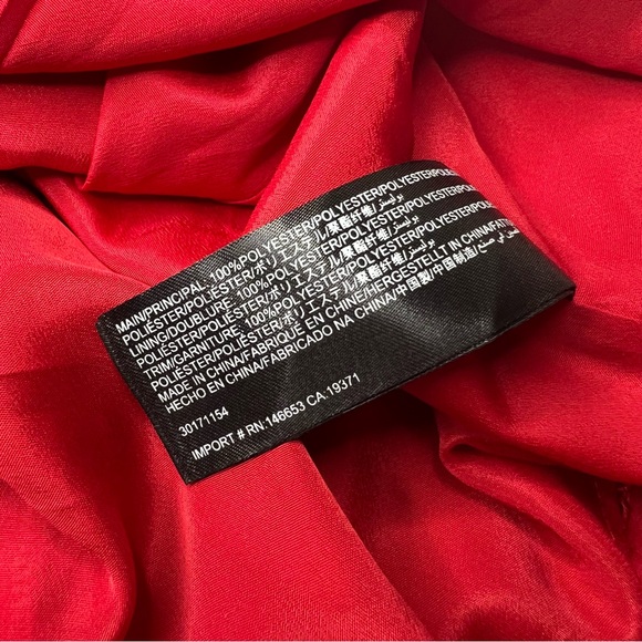 Keepsake the Label Indulge Cowl Neck Sheath Dress Size XL NWT Red Wedding Guest - Picture 13 of 14